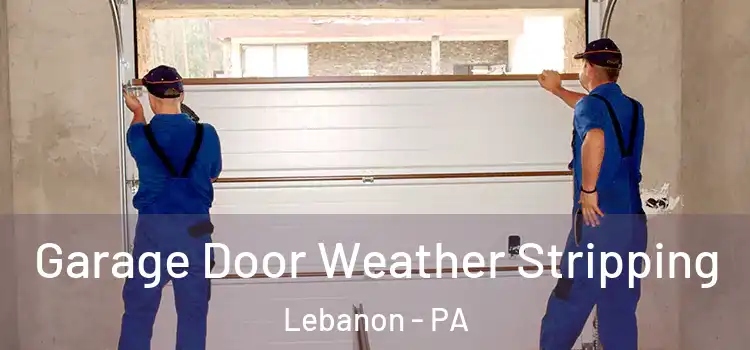  Garage Door Weather Stripping Lebanon - PA
